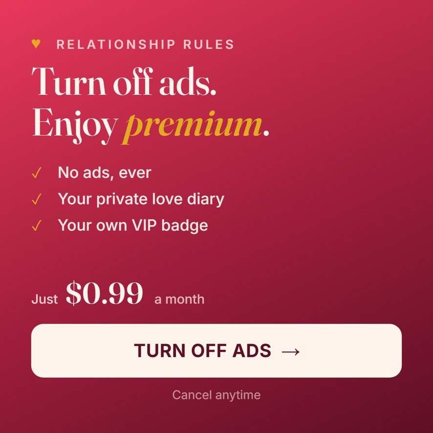 Turn off ads and enjoy premium for $0.99 a month