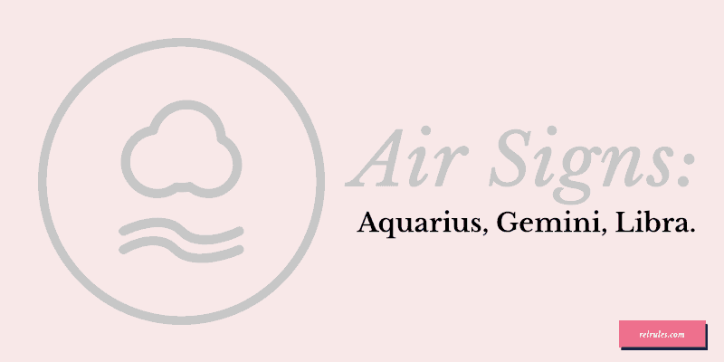 zodiac signs elements