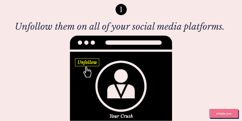 how to get over a crush