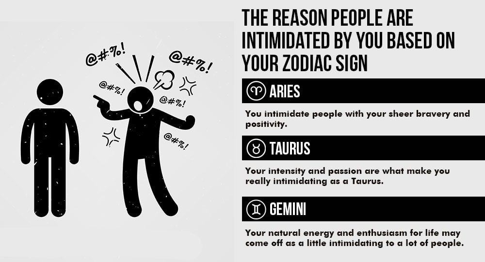 The Reason People Are Intimidated By You Based On Your Zodiac Sign