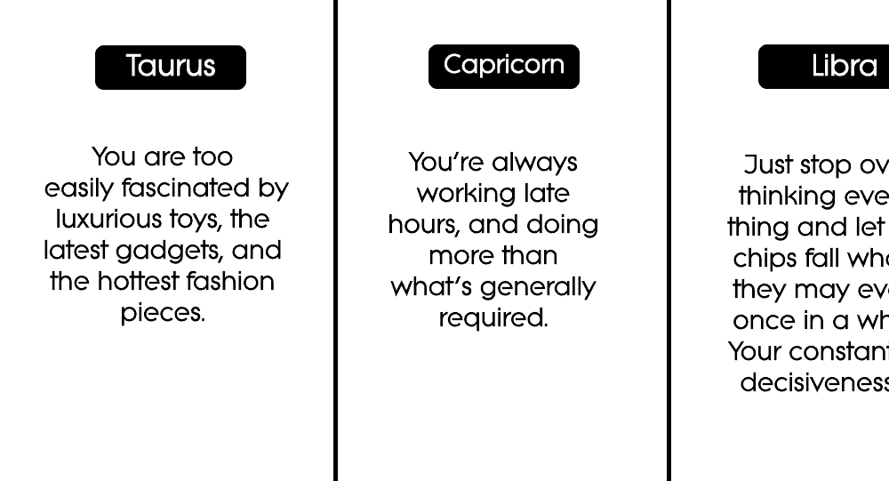 These Are Your Bad Habits According To Your Zodiac Sign These Are Your Bad Habits According To Your Zodiac Sign