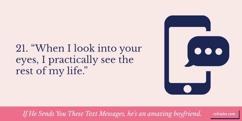 If He Sends You These Text Messages, he's an amazing boyfriend
