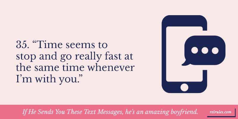 If He Sends You These Text Messages, he's an amazing boyfriend