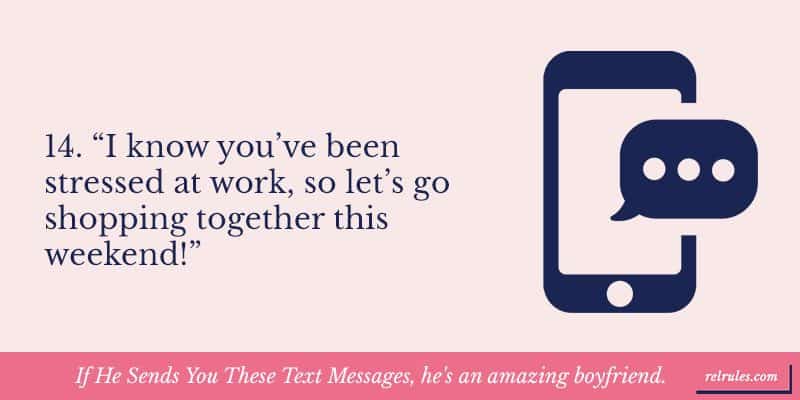 If He Sends You These Text Messages, he's an amazing boyfriend