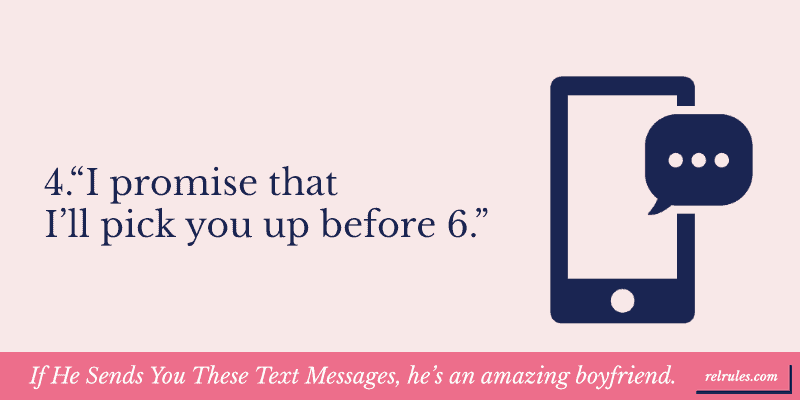 If He Sends You These Text Messages, he's an amazing boyfriend