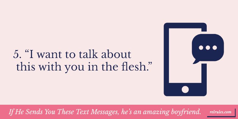 If He Sends You These Text Messages, he's an amazing boyfriend