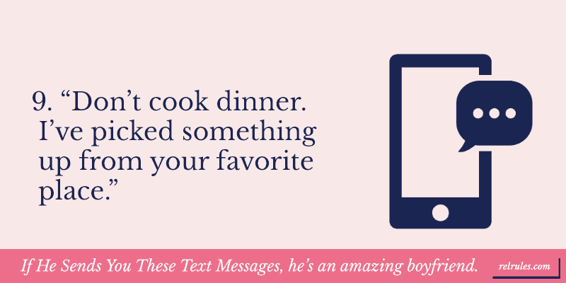 If He Sends You These Text Messages, he's an amazing boyfriend
