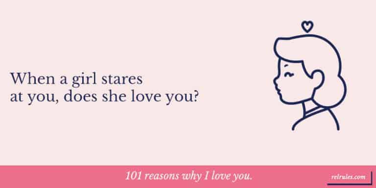 Cosa significa quando una ragazza ti fissa? | Home Healthcare