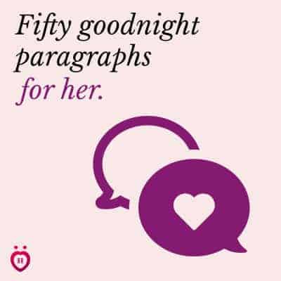 Paragraphs for up to wake goodnight to her 40 Sweet