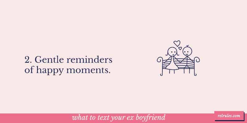 what to text your ex boyfriend