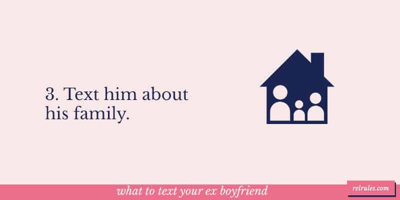 what to text your ex boyfriend