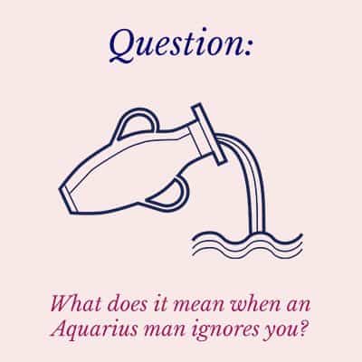 How to deal with a shy aquarius man?