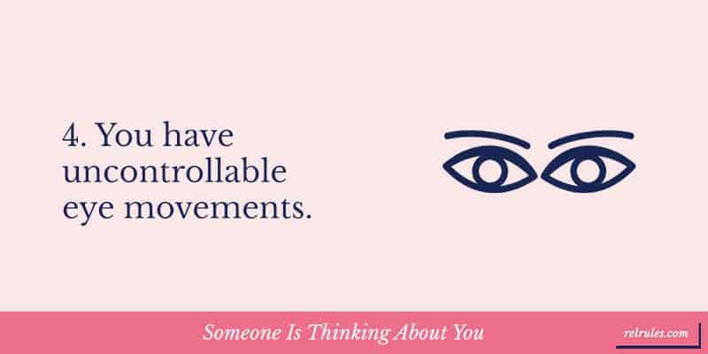 signs someone is thinking about you