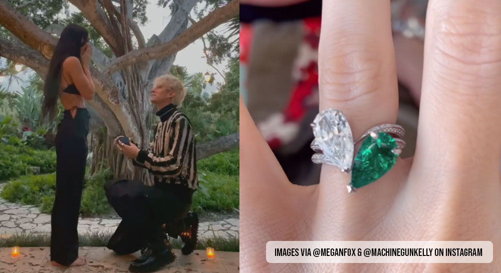 via @meganfox & @machinegunkelly on Instagram