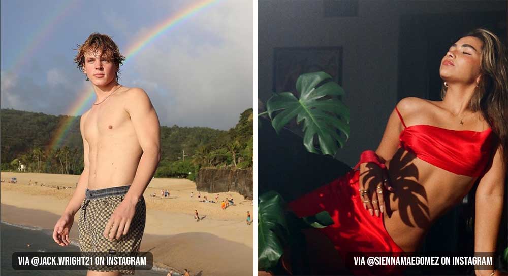 Images via @jack.wright21 & @siennamaegomez on Instagram