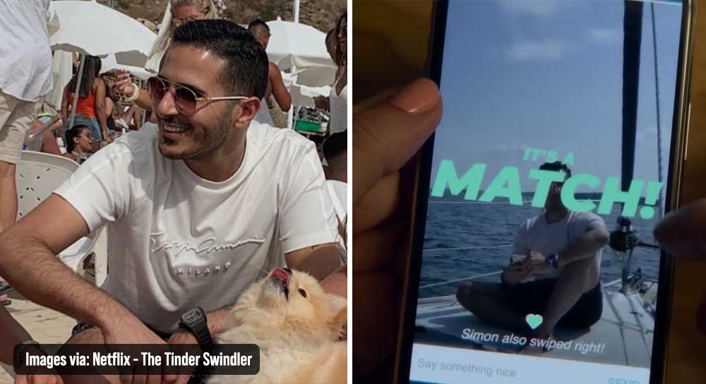 Images via Netflix - The Tinder Swindler