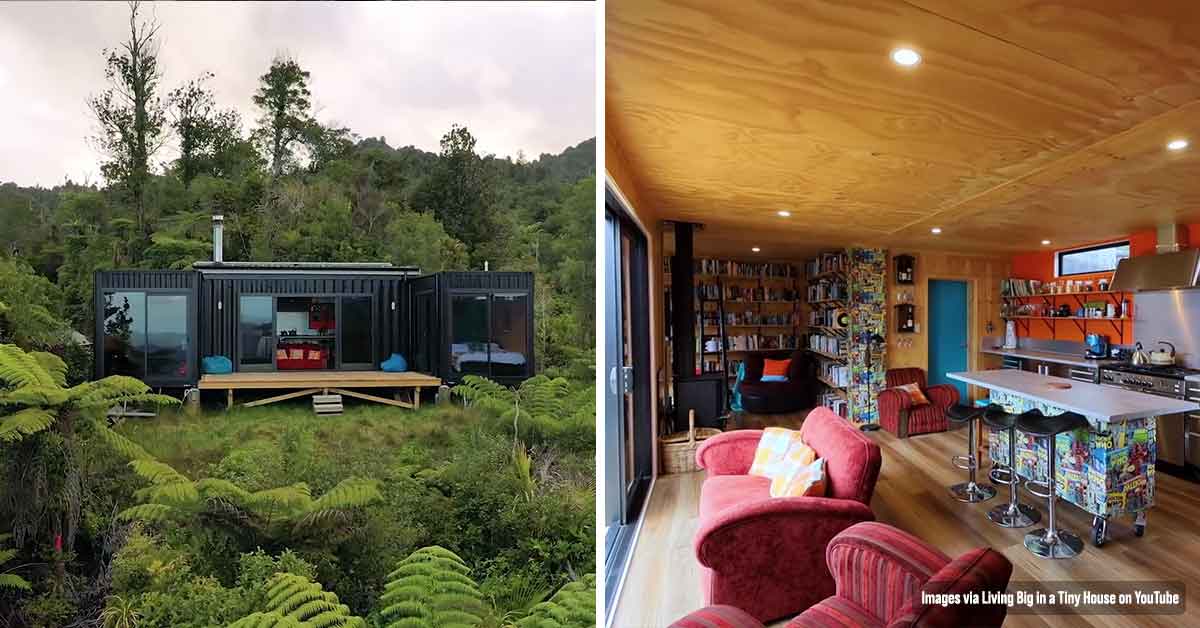 Images via Living Big in a Tiny House on YouTube