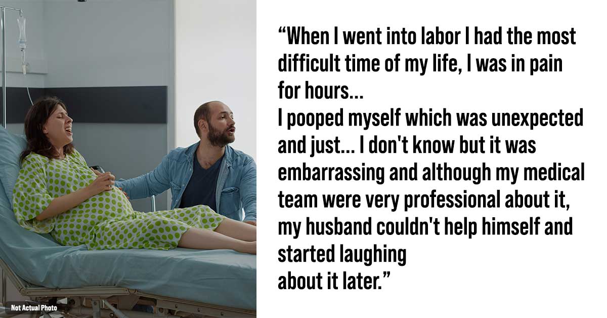 Wife Screams at Husband for Making Fun of Her Birth Experience