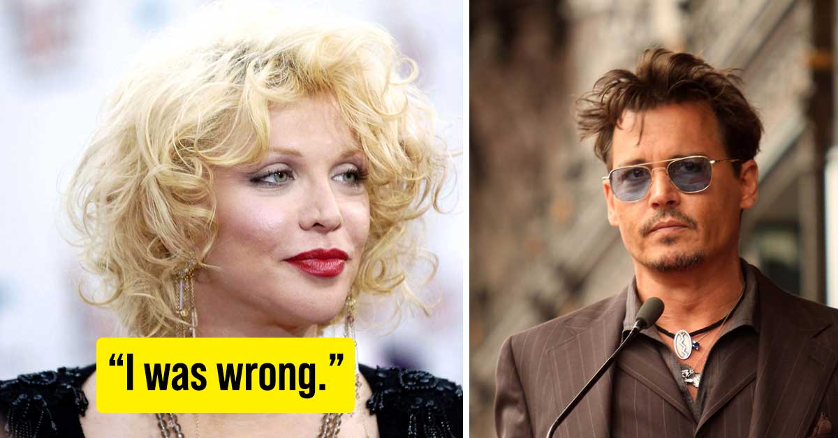 Courtney Love Retracts Her Statement that She Previously Made in Support of Johnny Depp; said “I was Wrong”