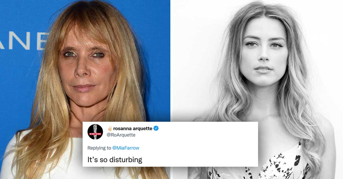 Rosanna Arquette says it’s ‘Disturbing’ to See Women Picking on Amber Heard