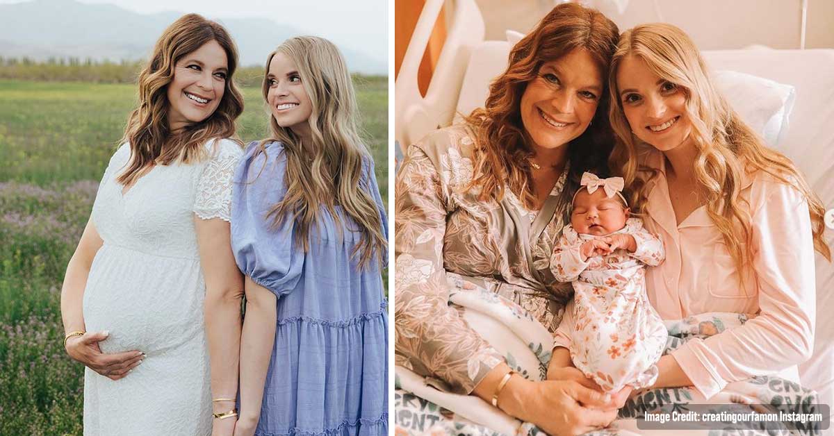 50-Year-Old Mom Became Surrogate for Her Daughter & Gave Birth To Her Granddaughter.