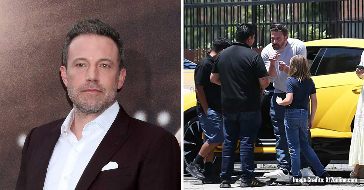 Ben Affleck’s 10-year-old Son Samuel backs Lamborghini into a BMW in Los Angeles
