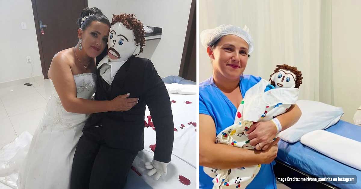 Brazilian Woman Married A ‘Ragdoll’ And Later Gave Birth To A ‘Doll Child’