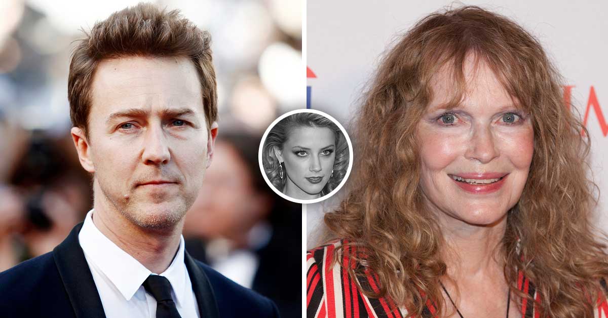 Edward Norton and Mia Farrow Have joined the ‘Amber Heard Support Club’