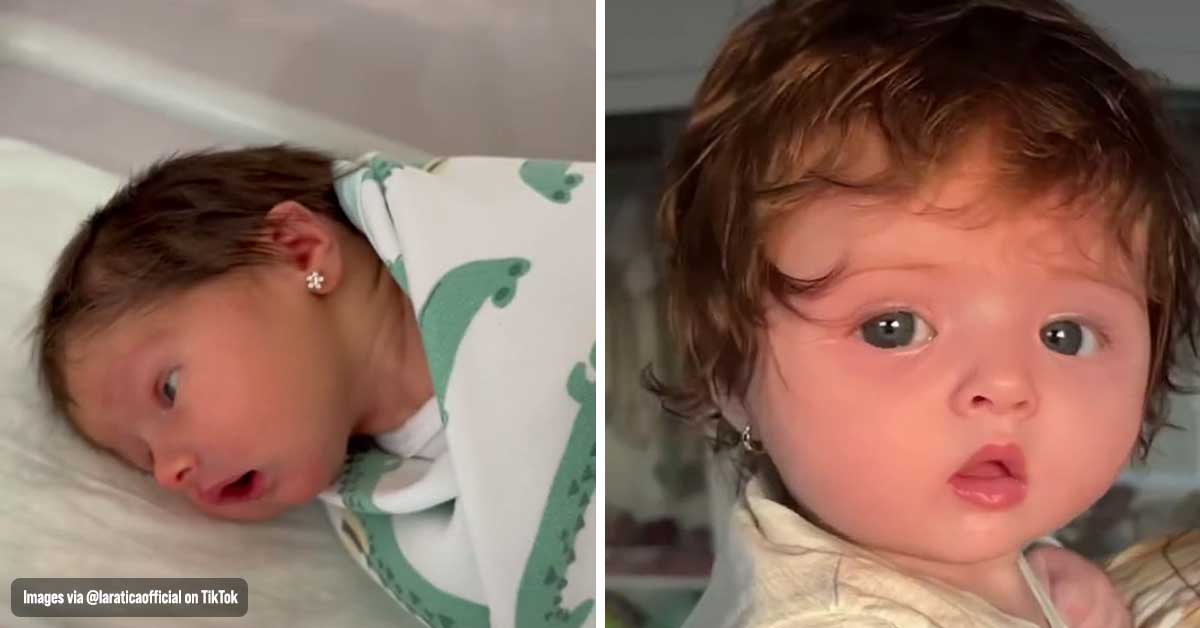 TikTok Mum Sparked Debate after Piercing Daughter’s Ears One Day After She was Born