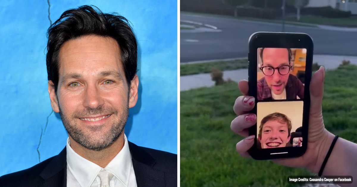 Paul Rudd Surprised A 12-Year-Old Boy By Sending Him A Message After His Classmates Refused To Sign His Yearbook