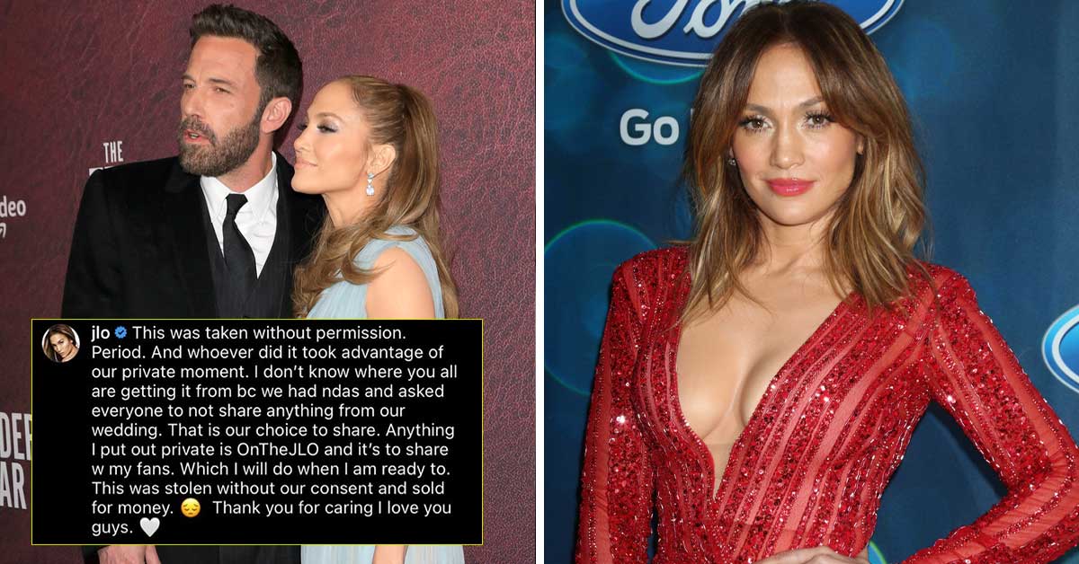 Jennifer Lopez Slammed Wedding Guest for Leaking Video from her Private Ceremony