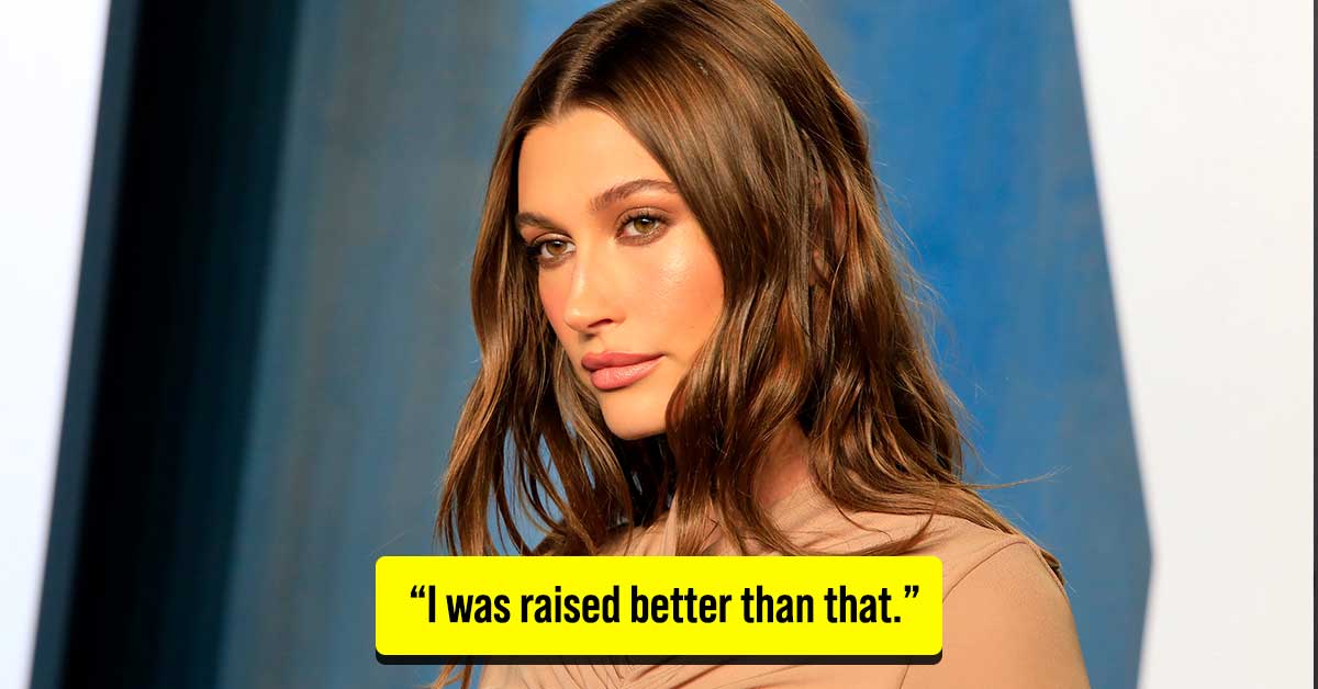 Hailey Bieber says it’s not Her Character to Mess with Someone’s Relationship, “I was raised better than that”