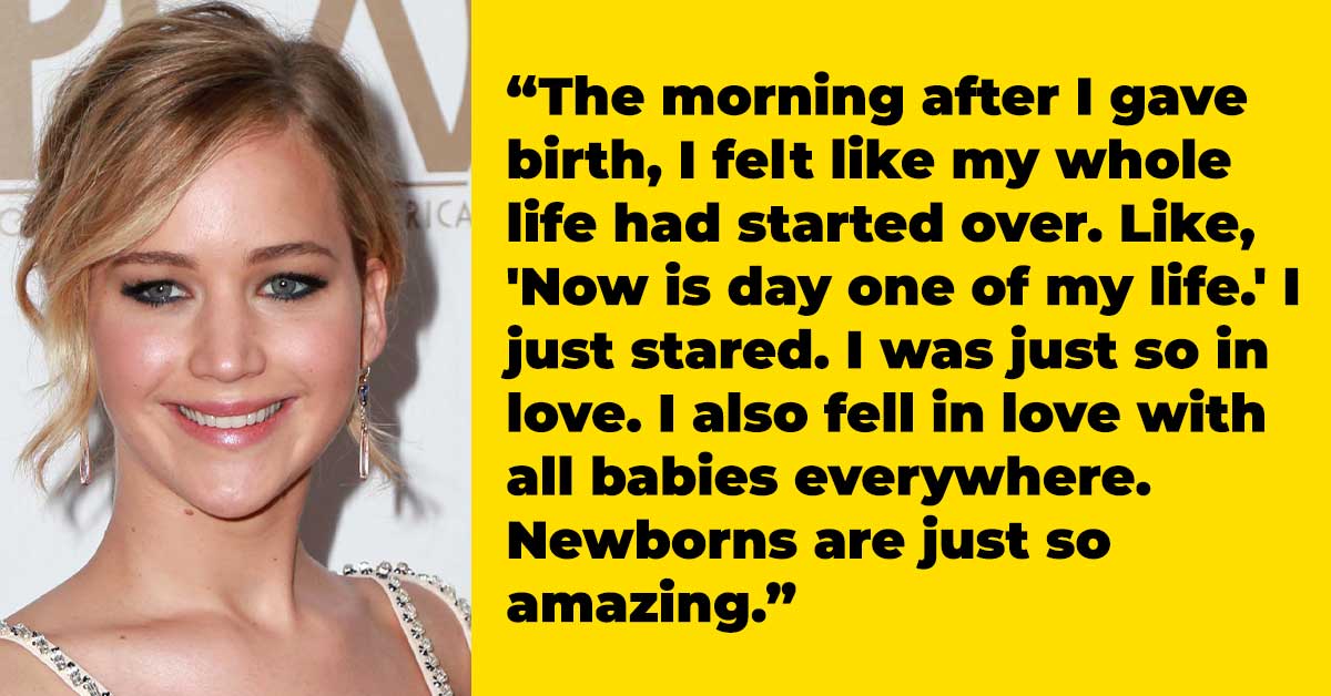 Jennifer Lawrence says Motherhood Changed her life for the Better