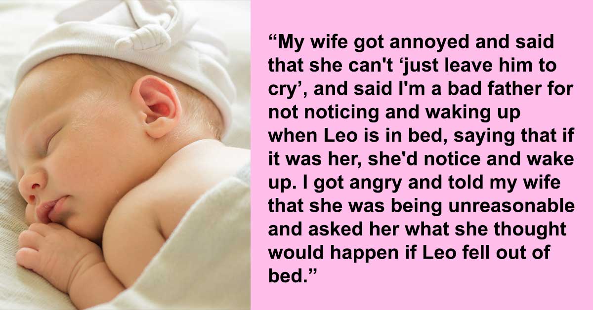 Man Sparked Online Debate by saying he doesn’t want his Wife to put their Baby in Bed with him