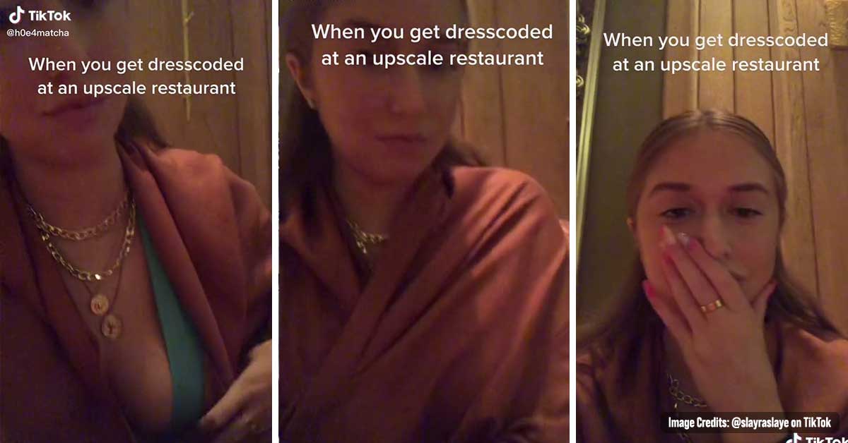 Woman said she was dress-coded by the Staff of an Upscale Restaurant – ‘Gave me a Scarf to Cover Up’