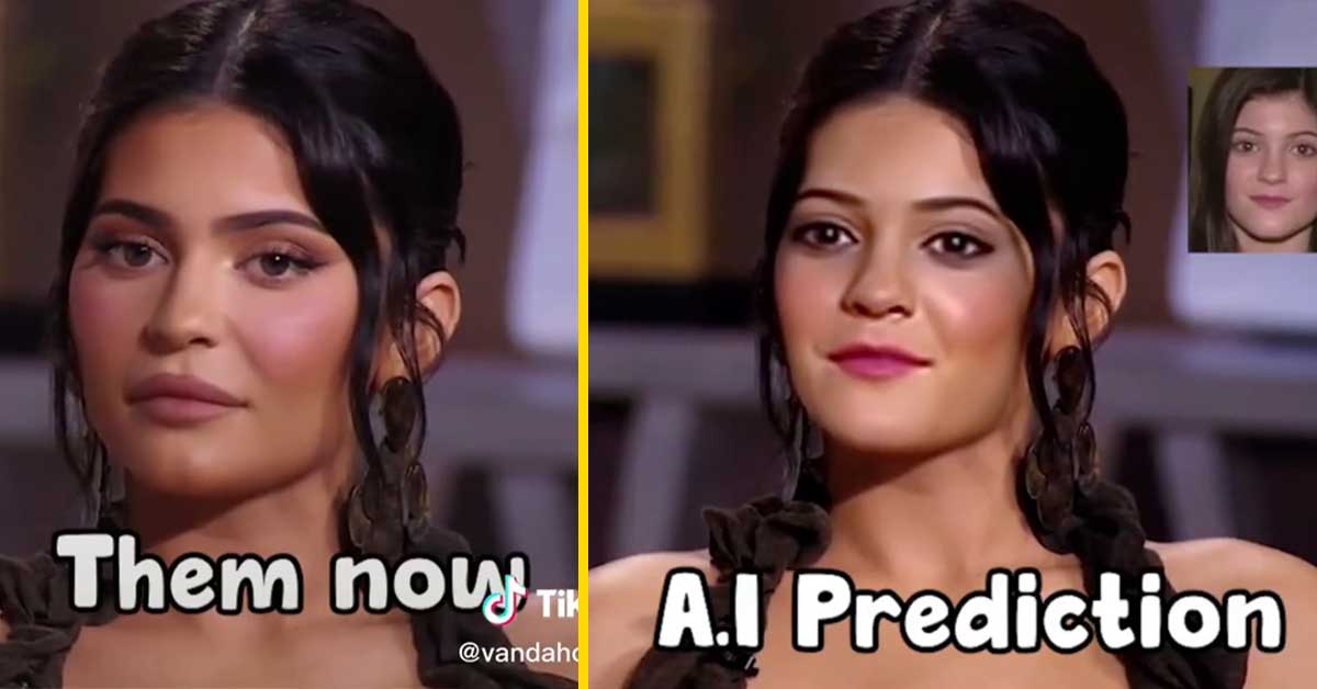 AI Technology Predicts the Looks of Kardashian Family without Years of Surgeries and Cosmetic Enhancements