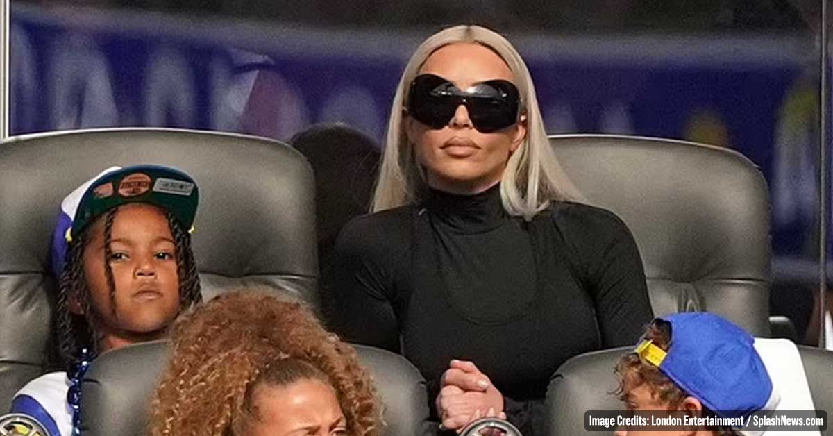 Kim Kardashian Brought Son Saint to LA Rams Game and got Booed When Shown on the Big Screen