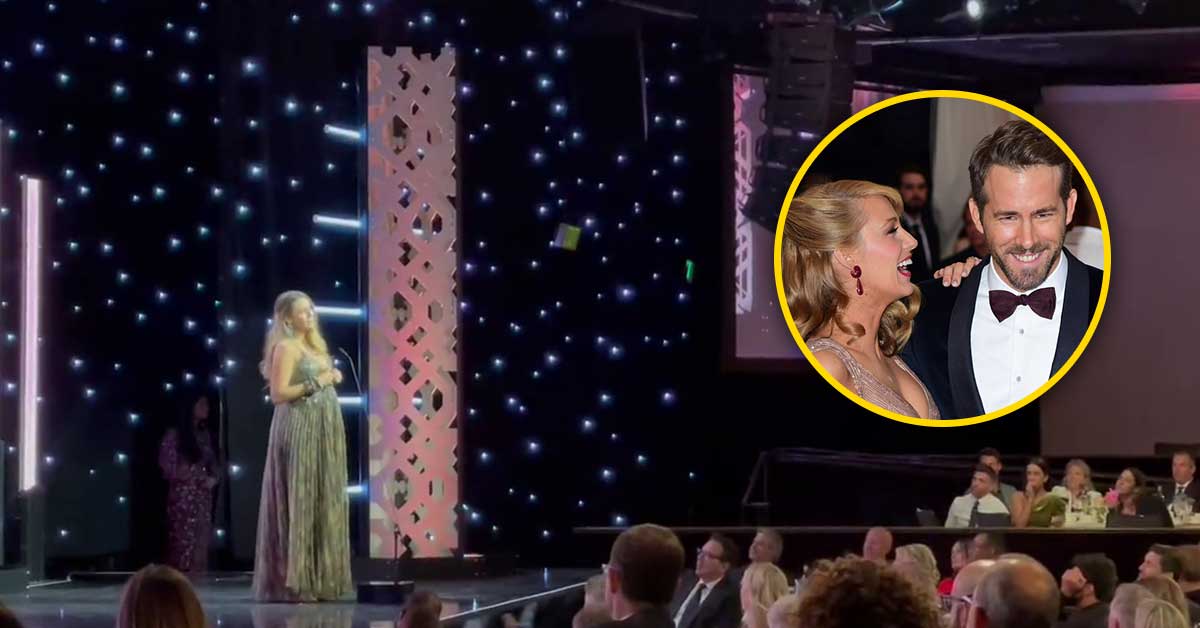 Blake Lively Praised Ryan Reynolds in an Emotional Speech in LA and Moved him to Tears