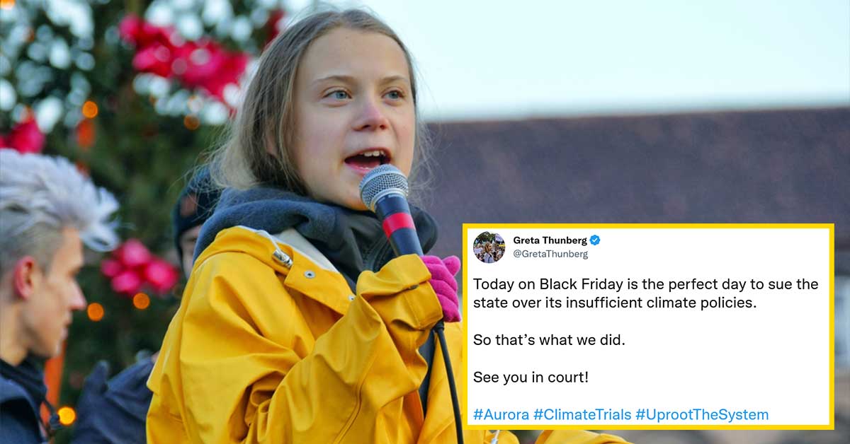 Greta Thunberg Sues Sweden for Failing on Climate