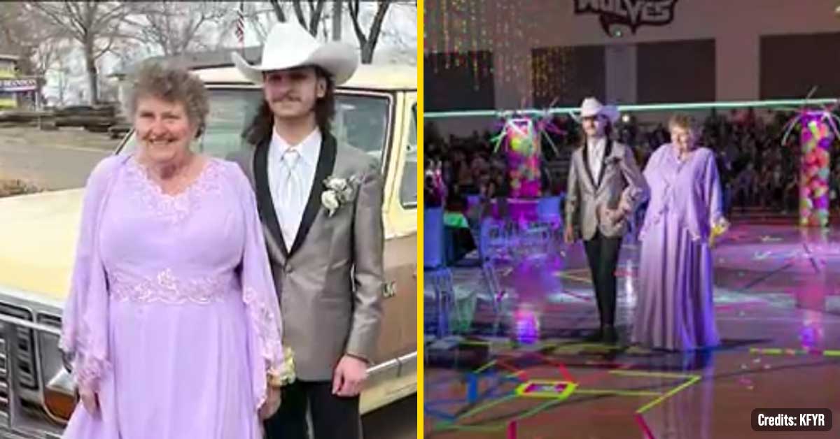 High school Student Took his 92-year-old Great-Grandmother to his Senior Year Prom, and Everyone Went Wild