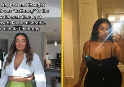 Plus-sized Influencer Responds to Critics Who Thought Her Stomach Looked Unflattering in a Pair of Leather Pants