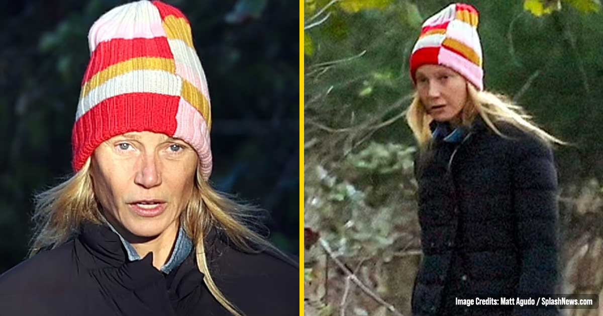 Gwyneth Paltrow Strolls ‘Makeup Free’ with a Male Friend in Hamptons