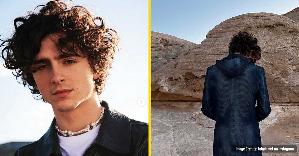 Timothée Chalamet Shares First Photo as Paul Atreides as He Returns to the Scenic Set of Dune: Part Two