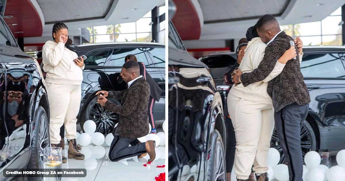 Romantic Man Popped the Big Question Along With New Porsche, Lucky Lady in Awe