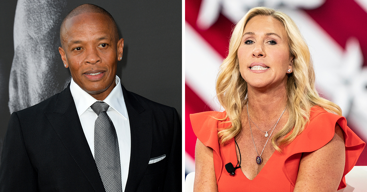 Dr. Dre Blasts MTG for Using his Song in a Video, The Politician Fires Back