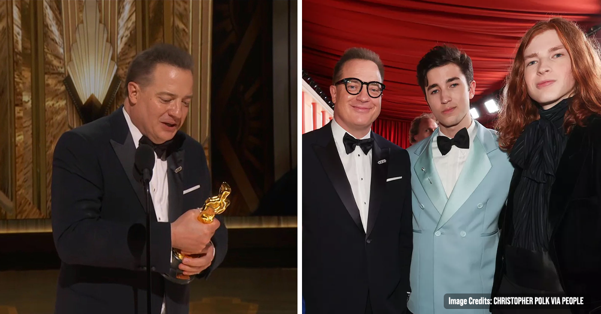 Brendon Fraser’s Sons Say “They’re Extremely Proud of their Dad” as He won his First-Ever Oscar