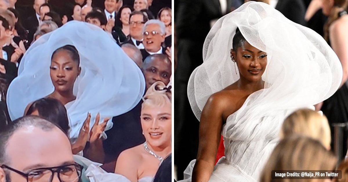 Oscar Nominee Tems Criticized for ‘Rude’ View-Blocking Outfit