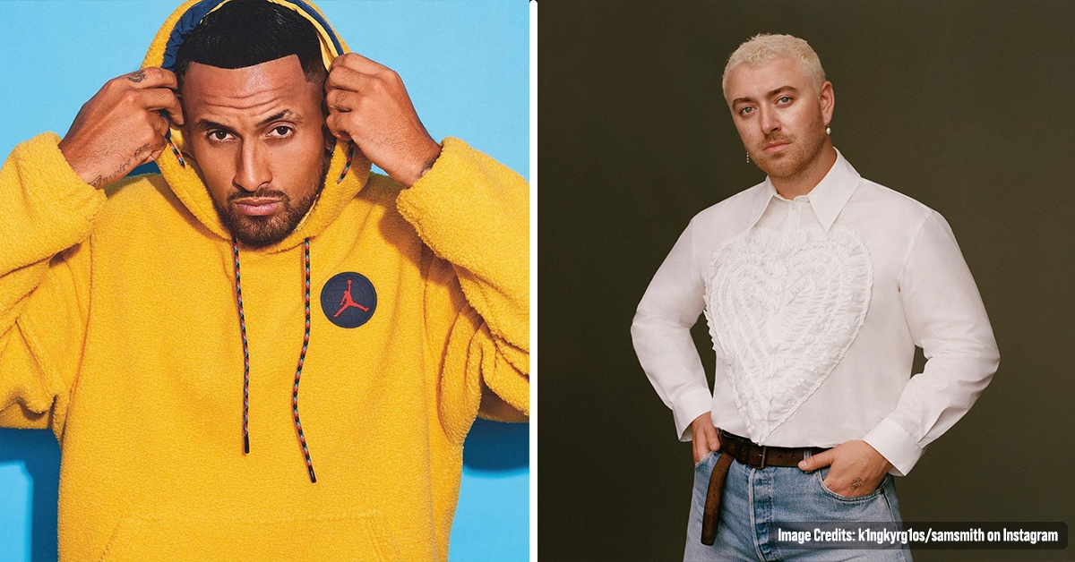 Aussie Tennis Star Nick Kyrgios Takes Swipe at Sam Smith for saying “Fisherthem” instead of “Fisherman”