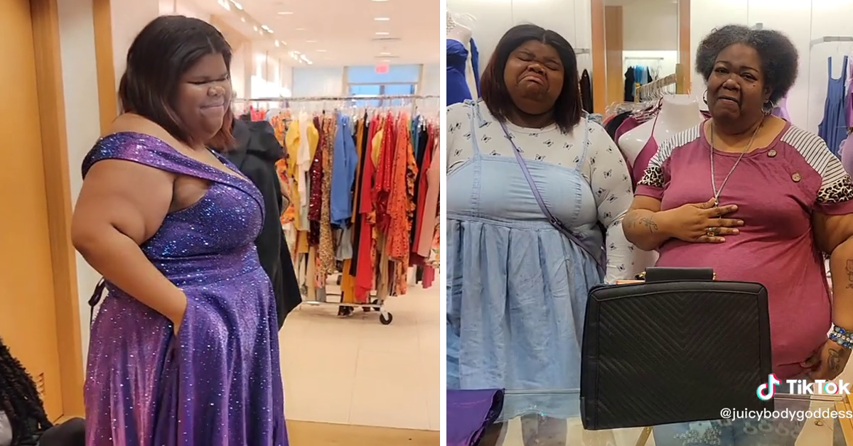 Teen Who Drove 6 HOURS for her dream Prom Dress Was Stunned When Boutique Owner Gifted her the $700 Gown