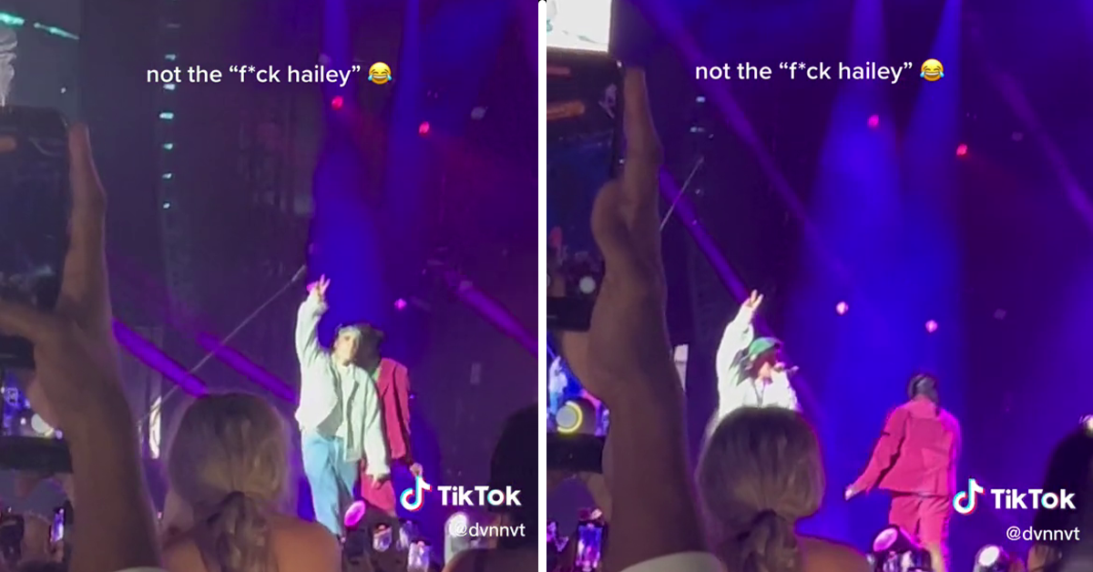 Crowd Chants ‘F**k Hailey Bieber’ during Justin Bieber’s Surprise Performance at Rolling Cloud